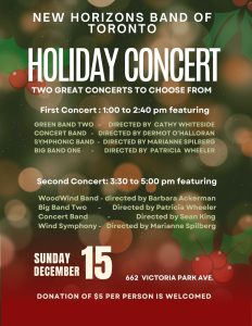 Flyer for concert